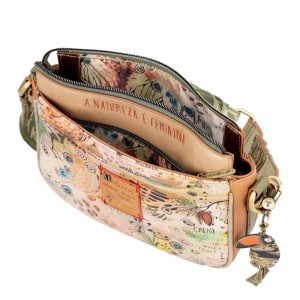 Sac bandoulière ANEKKE "Amazonia" | Sac femme porté croisé original pratique