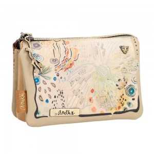 Porte-monnaie triple ANEKKE "Butterfly" | Petite trousse femme originale