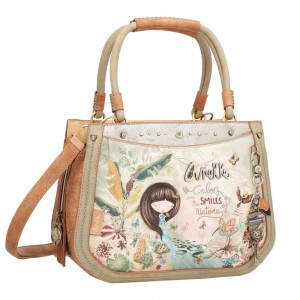 Sac à main anses courtes ANEKKE "Amazonia" | Sac femme porté main original printemps été