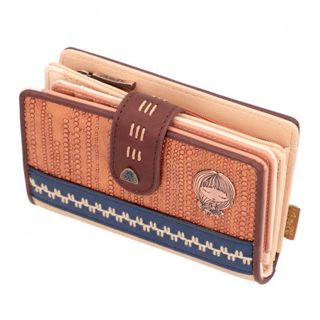 Portefeuille compact femme ANEKKE "Tribe" | Compagnon taille moyenne original pas cher
