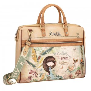 Porte-documents PC femme ANEKKE "Amazonia" | Sacoche ordinateur originale pas cher