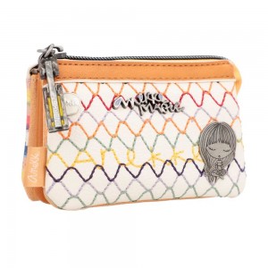 Porte-monnaie triple ANEKKE "Magic Souls" | Petite trousse femme originale