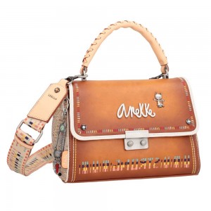 Sac bandoulière à rabat ANEKKE "Magic Souls" | Sac à main femme original porté main épaule sécurisé