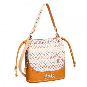Sac à main seau ANEKKE "Magic Souls" | Sac femme porté épaule croisé original