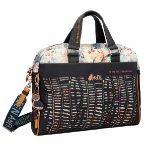 Porte-documents PC femme ANEKKE "Pachamama" | Sacoche ordinateur portable originale