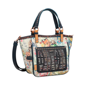 Sac à main anses courtes ANEKKE "Pachamama" | Sac femme original écologique printemps été