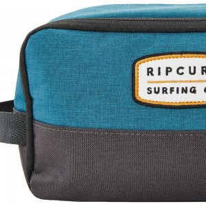 Trousse de toilette homme RIP CURL océan | Nécessaire de voyage 2 compartiments pas cher