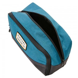 Trousse de toilette homme RIP CURL océan | Nécessaire de voyage 2 compartiments pas cher