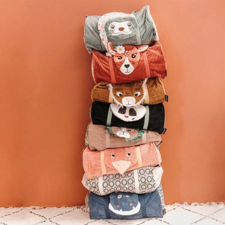 Sac week-end enfant LES DÉGLINGOS "Rototos le panda" | Sac de voyage mixte fille garçon original Sac week-end enfant LES DÉGLINGOS "Rototos le panda" | Sac de voyage mixte fille garçon original