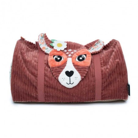Sac week-end enfant LES DÉGLINGOS "Mélimélos la biche" | Sac de voyage fille original Sac week-end enfant LES DÉGLINGOS "Mélimélos la biche" | Sac de voyage fille original