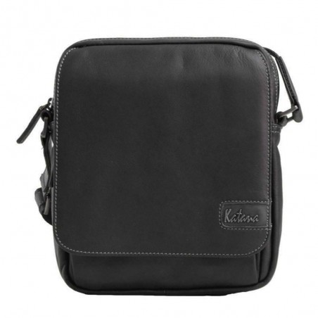 Sacoche homme en cuir KATANA noir | Pochette porté croisé cuir sauvage pas cher Sacoche homme en cuir KATANA noir | Pochette porté croisé cuir sauvage pas cher