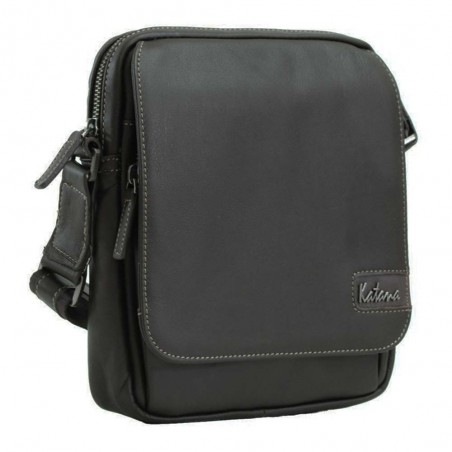 Sacoche homme en cuir KATANA noir | Pochette porté croisé cuir sauvage pas cher Sacoche homme en cuir KATANA noir | Pochette porté croisé cuir sauvage pas cher