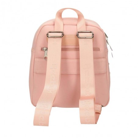 Sac à dos femme REEBOK "Noah" rose nude | Sac ville loisirs léger marque sport pas cher