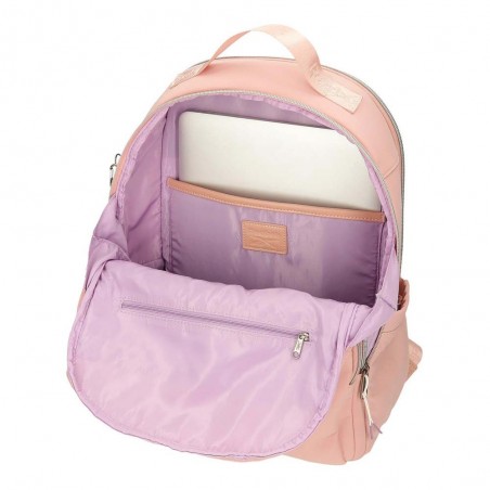 Sac à dos femme PC 13" REEBOK "Noah" rose nude | Sac ordinateur féminin style sportif pas cher Sac à dos femme PC 13" REEBOK "Noah" rose nude | Sac ordinateur féminin style sportif pas cher