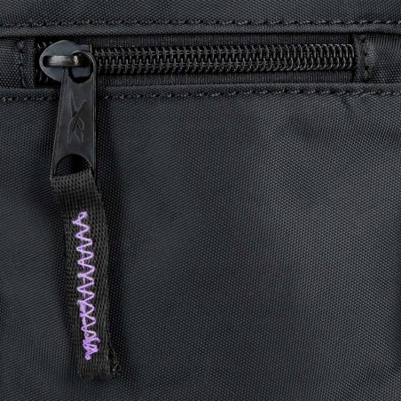 Sac à dos femme PC 13" REEBOK "Linden" noir | Sac ordinateur féminin pratique style sportif violet mauve