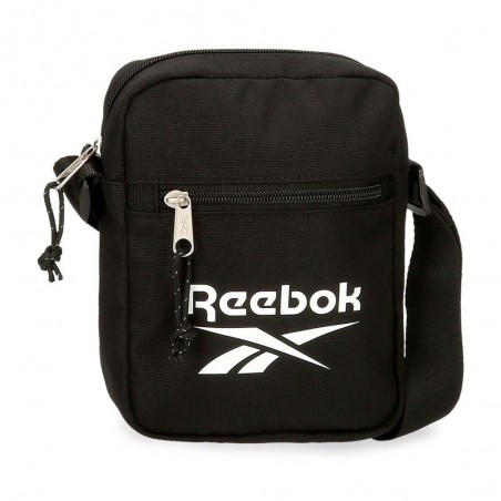 Sacoche homme REEBOK "Boston" noir | Pochette porté croisé style sportif ado garçon marque pas cher