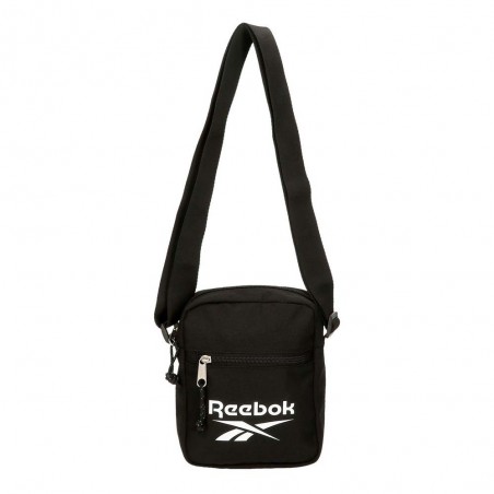 Sacoche homme REEBOK "Boston" noir | Pochette porté croisé style sportif ado garçon marque pas cher