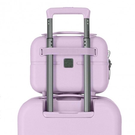 Vanity case rigide PEPE JEANS "Accent" lilas | Trousse de toilette fille femme violet mauve originale marque tendance Vanity case rigide PEPE JEANS "Accent" lilas | Trousse de toilette fille femme violet mauve originale marque tendance