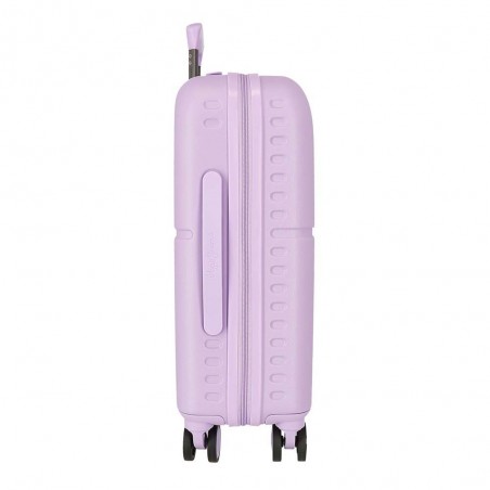 Valise cabine 55cm PEPE JEANS "Accent" lilas | Bagage avion petit format marque tendance mode femme fille