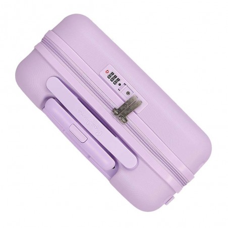 Valise cabine 55cm PEPE JEANS "Accent" lilas | Bagage avion petit format marque tendance mode femme fille Valise cabine 55cm PEPE JEANS "Accent" lilas | Bagage avion petit format marque tendance mode femme fille