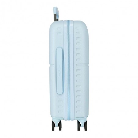 Valise cabine 55cm PEPE JEANS "Accent" bleu pastel | Bagage avion petit format marque tendance mode femme fille Valise cabine 55cm PEPE JEANS "Accent" bleu pastel | Bagage avion petit format marque tendance mode femme fille