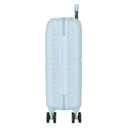 Valise cabine 55cm PEPE JEANS "Accent" bleu pastel | Bagage avion petit format marque tendance mode femme fille Valise cabine 55cm PEPE JEANS "Accent" bleu pastel | Bagage avion petit format marque tendance mode femme fille