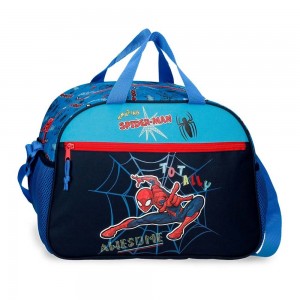 Sac de voyage enfant SPIDERMAN "Totally Awesome" | Bagage garçon format cabine pas cher super-héros Marvel
