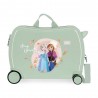 Valise trotteur LA REINE DES NEIGES "Strong Spirit" vert amande | Bagage enfant fille Disney princesse original solide Valise trotteur LA REINE DES NEIGES "Strong Spirit" vert amande | Bagage enfant fille Disney princesse original solide