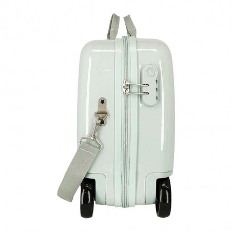 Valise trotteur LA REINE DES NEIGES "Strong Spirit" vert amande | Bagage enfant fille Disney princesse original solide