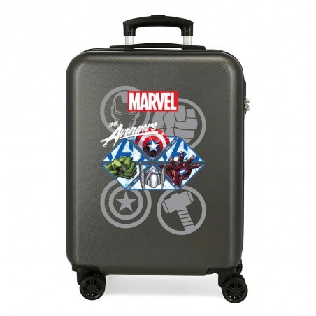Valise cabine MARVEL Avengers "Heroes" noir | Bagage enfant avion super-héros