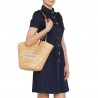 Panier de plage LES TROPEZIENNES "Milos" bleu vintage | Sac femme été original pas cher Panier de plage LES TROPEZIENNES "Milos" bleu vintage | Sac femme été original pas cher