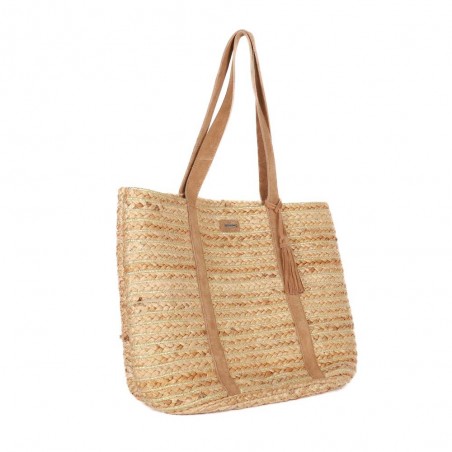 Panier porté épaule LES TROPEZIENNES "Gobi" | Sac de plage femme été original bohème chic pas cher