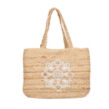 Panier porté épaule LES TROPEZIENNES "Hossa" | Sac de plage original femme été bohème chic pas cher Panier porté épaule LES TROPEZIENNES "Hossa" | Sac de plage original femme été bohème chic pas cher
