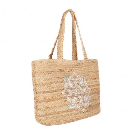 Panier porté épaule LES TROPEZIENNES "Hossa" | Sac de plage original femme été bohème chic pas cher