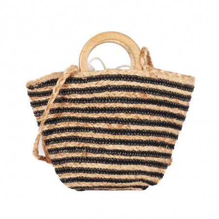 Panier porté main LES TROPEZIENNES "Iguazu" | Sac femme été original bohème chic pas cher