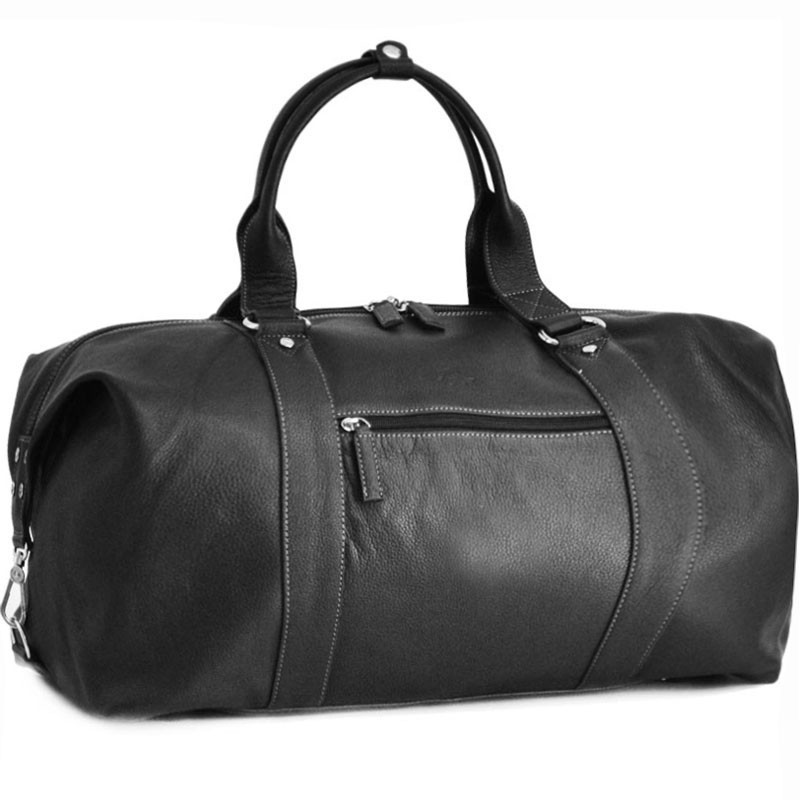 Sac de voyage en Cuir - Noir - Grand format