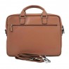 Cartable porte-ordinateur 15" en cuir KATANA marron clair | Sacoche ordinateur femme PC 15 pouces classique élégant Cartable porte-ordinateur 15" en cuir KATANA marron clair | Sacoche ordinateur femme PC 15 pouces classique élégant