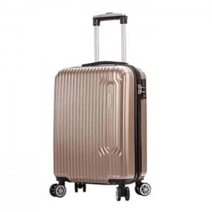 Valise cabine 55cm SNOWBALL "Carbon Robust" champagne | Bagage cabine solide pas cher