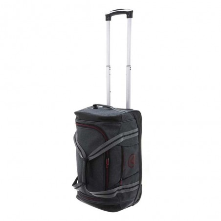 Sac de voyage à roulettes 50cm DAVIDTS "Travel in Grey" gris/rouge | Bagage trolley solide pas cher Sac de voyage à roulettes 50cm DAVIDTS "Travel in Grey" gris/rouge | Bagage trolley solide pas cher