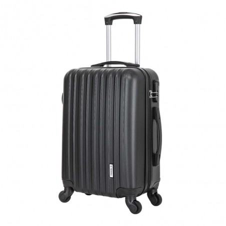 Set de 2 bagages TRAVEL'S "Bari" noir | valise cabine + valise underseat spécial vol low cost Easyjet Ryanair Set de 2 bagages TRAVEL'S "Bari" noir | valise cabine + valise underseat spécial vol low cost Easyjet Ryanair