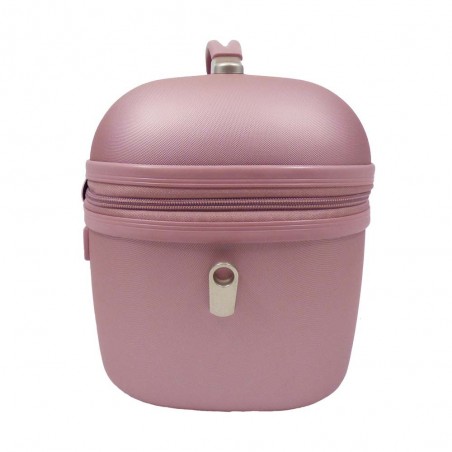 Vanity case SNOWBALL "Dublin" rose gold | Beauty case rigide femme grand volume pas cher