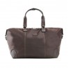 Sac de voyage KATANA nylon et cuir XL marron foncé chocolat | Bagage femme grand format élégant chic pas cher Sac de voyage KATANA nylon et cuir XL marron foncé chocolat | Bagage femme grand format élégant chic pas cher