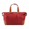 Sac week-end KATANA nylon et cuir rouge | Bagage femme style classique élégant pas cher Sac week-end KATANA nylon et cuir rouge | Bagage femme style classique élégant pas cher