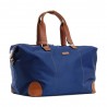 Sac week-end KATANA nylon et cuir bleu marine | Bagage femme style classique élégant pas cher Sac week-end KATANA nylon et cuir bleu marine | Bagage femme style classique élégant pas cher
