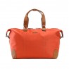 Sac week-end KATANA nylon et cuir orange | Bagage femme style classique élégant pas cher Sac week-end KATANA nylon et cuir orange | Bagage femme style classique élégant pas cher