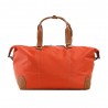 Sac week-end KATANA nylon et cuir orange | Bagage femme style classique élégant pas cher Sac week-end KATANA nylon et cuir orange | Bagage femme style classique élégant pas cher