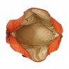 Sac week-end KATANA nylon et cuir orange | Bagage femme style classique élégant pas cher Sac week-end KATANA nylon et cuir orange | Bagage femme style classique élégant pas cher
