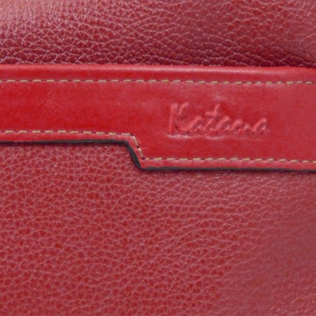 Sac à dos en cuir femme KATANA rouge foncé | Sac de ville élégant chic pas cher qualité Sac à dos en cuir femme KATANA rouge foncé | Sac de ville élégant chic pas cher qualité