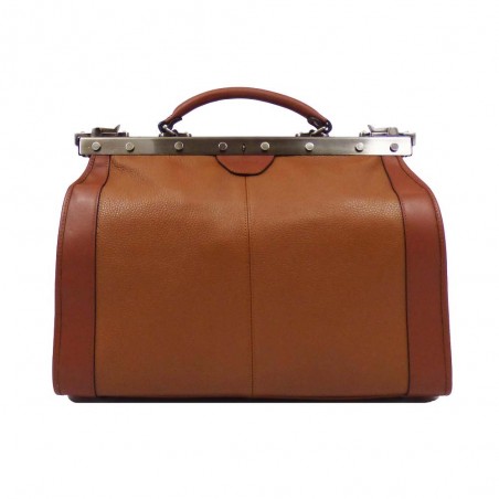 Sac de voyage en cuir KATANA "Doctor Bag" 42cm marron | Petit sac de médecin vintage élégant qualité luxe pas cher Sac de voyage en cuir KATANA "Doctor Bag" 42cm marron | Petit sac de médecin vintage élégant qualité luxe pas cher