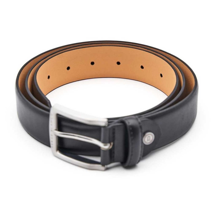 Ceinture homme en cuir SERGE BLANCO 130cm noir Planetebag